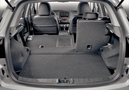 Багажник Citroen C4 в максимальной и базовой комплектации