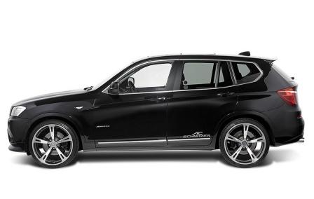 Черный BMW X3 2011
