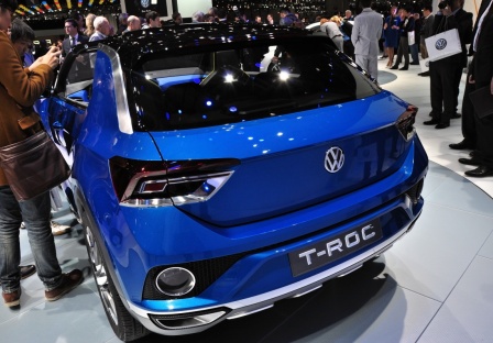 Концепт-кар Volkswagen T-Roc на Женевском автосалоне 2014