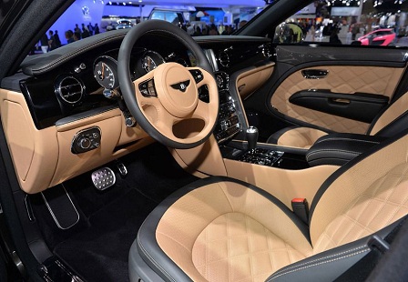 Салон Bentley Mulsanne Speed на Парижском Автосалоне 2014