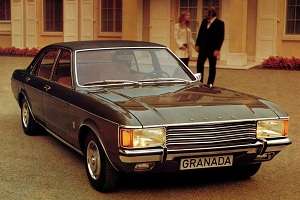 Ретро автомобиль Ford Granada 1977 года
