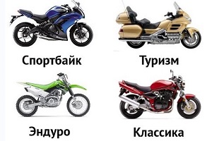 Классы мотоциклов