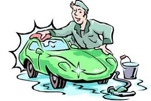 Очистка автомобиля от грязи