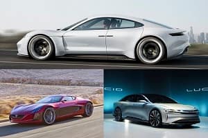 Электрические автомобили будущего: Porsche Mission E, Lucid Air EV, Concept One