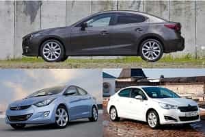 Седаны C-класса: Citroen C4, Hyundai Elantra, Mazda 3