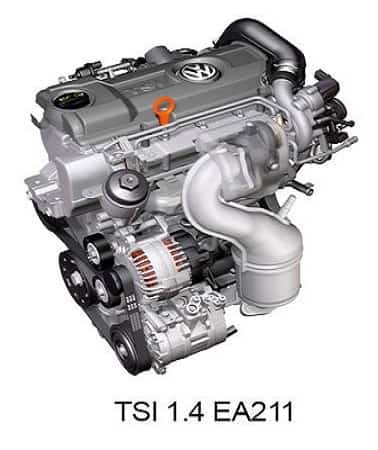 Двигатель TSI 1,4 EA211 Volkswagen Tiguan 2017 года