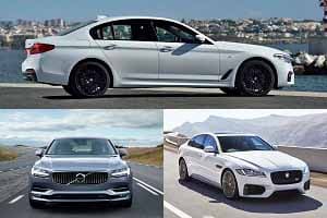Бизнес-седаны с 2-литровыми дизелями BMW 5 Series, Jaguar XF, Volvo S90