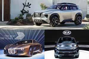 BMW iNext, Nissan Xmotion, Kia Niro Concept